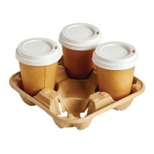 Disposable Cup Carry Tray 4 (160)